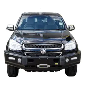 TJM FRONTIER BULL BAR BLACK STEEL