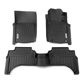 DEEP DISH CAR MATS FOR MITSUBISHI TRITON DUAL CAB 2015-2023