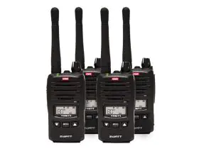 GME 2 WATT UHF CB HANDHELD RADIO 4PK