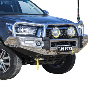 TJM SIGNATURE BULL BAR POLISHED ALLOY