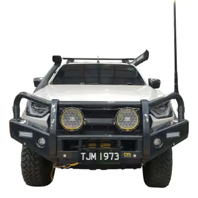 TJM OUTBACK BULL BAR BLACK STEEL