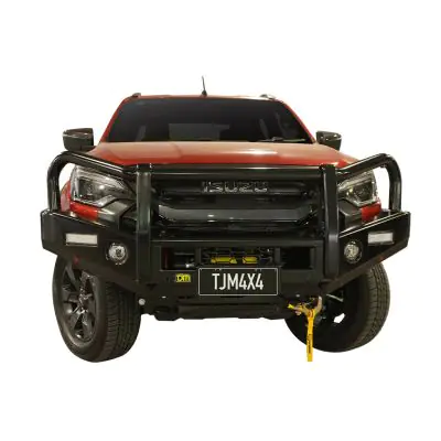 TJM OUTBACK BULL BAR BLACK STEEL