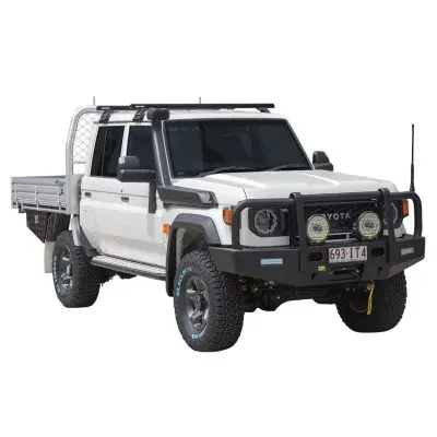 TJM TRADESMAN BULL BAR BLACK STEEL