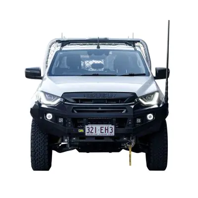 TJM VENTURER BULL BAR BLACK STEEL