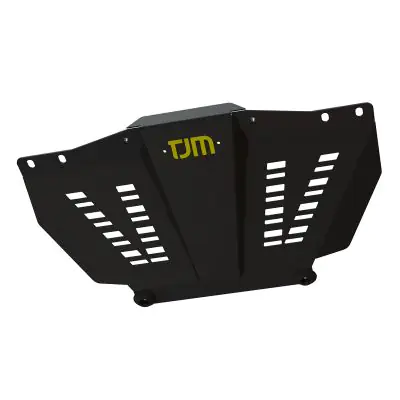 TJM UNDERBODY GUARD FRONT STEEL BLACK