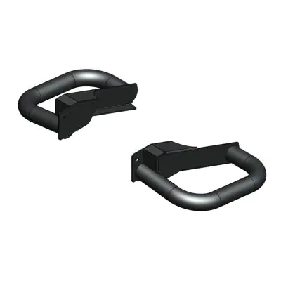 TJM REAR PROTECTION TUBES BLACK STEEL