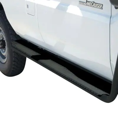 TJM SIDE STEPS MODULAR STEEL TEX BLACK 63MM