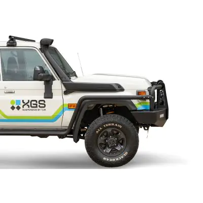 TJM SIDE BAR MODULAR STEEL TEX BLACK 63MM