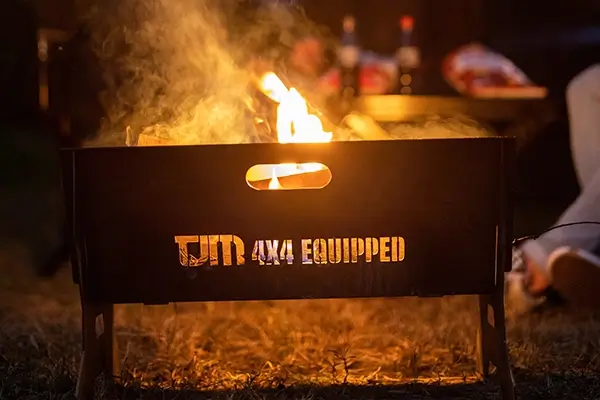 TJM Firepit, campfire, camping accessories