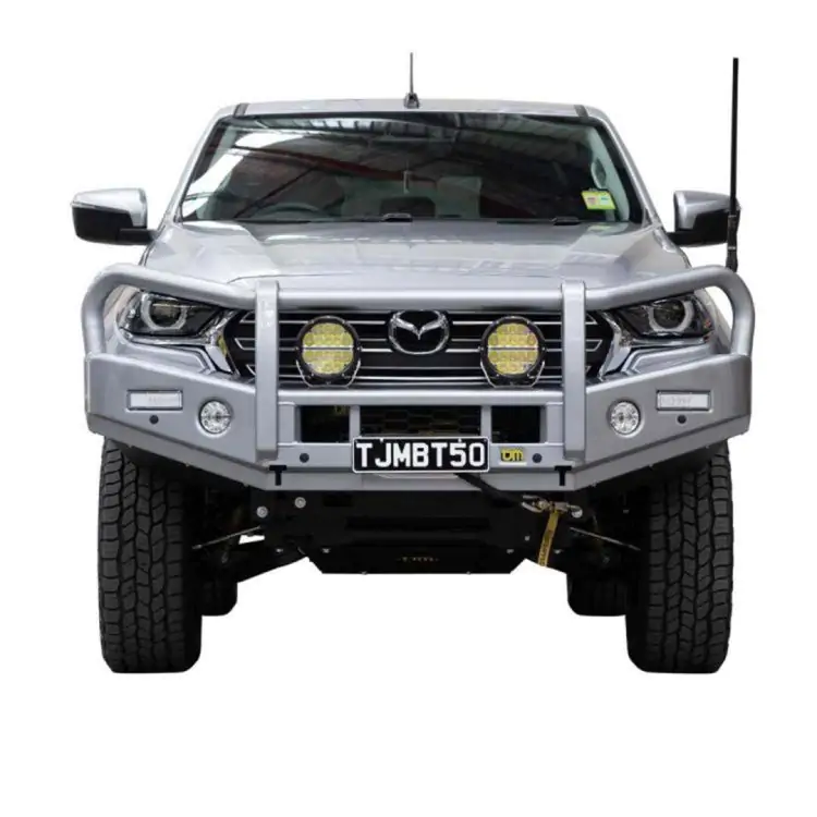 TJM Outback Bull Bar Black Steel