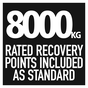 8000kg Rated Recovery Points
